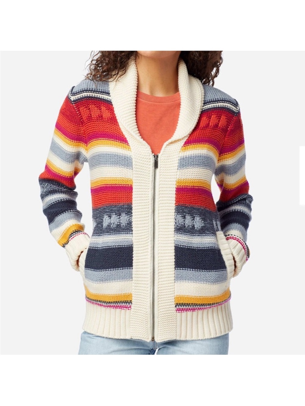 Pendleton Campfire Zip Cardigan Size XL